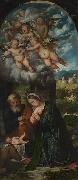 Girolamo Romanino The Nativity oil
